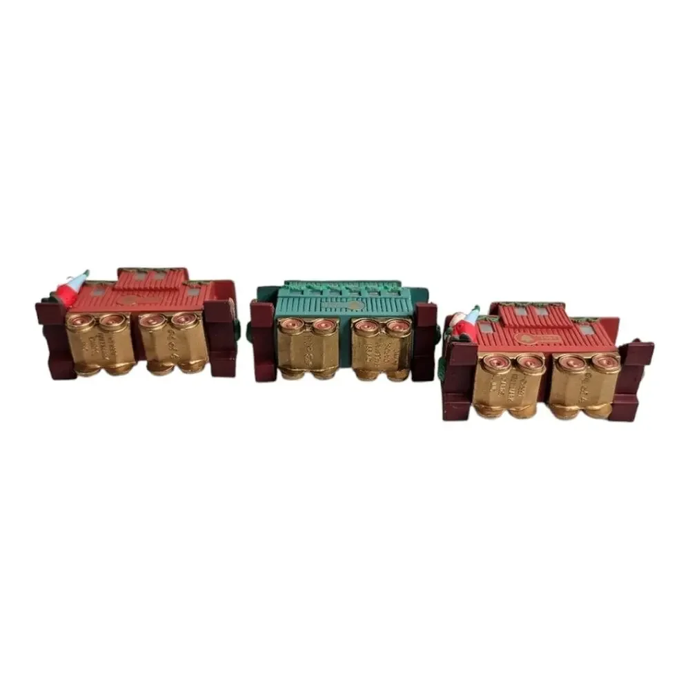 Hallmark Ornaments from Clause & Co. R.R. Caboose and Passenger Car set of 3